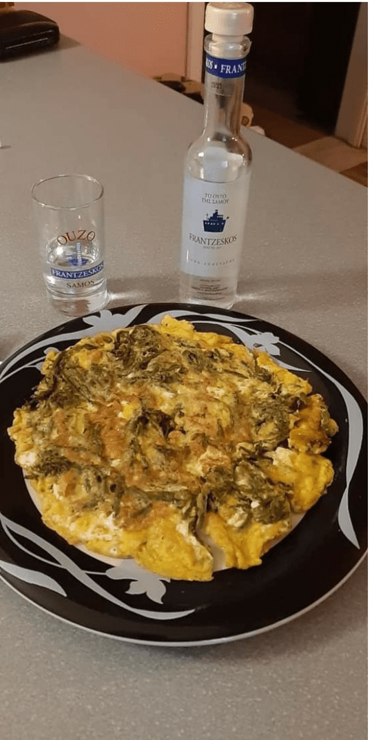 Omlette with Wild Greens